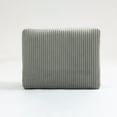thumbnail image 6 of Modular Sectional Sofa Ottoman with Hidden Storage & Footrest, Durable Corduroy Fabric, Gray, 6 of 9