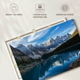 thumbnail image 6 of Elephant Stock Moraine Lake In The Valley Wall Art - Horizontal Canvas Wall Art - Living Room Wall Decor - Nature Canvas - Gray And Blue Decor - 45" x 30", 6 of 8