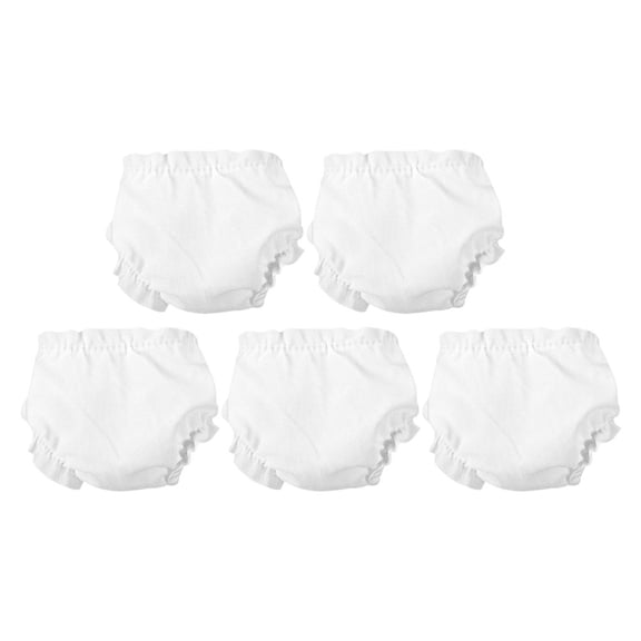 AURARMLET 5pcs Doll Underwear Set for Dollhouse Accessories, Simple Cloth Design for Role-Playing and Relationship Building