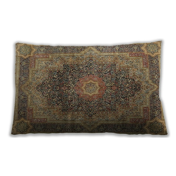 Ahgly Company Indoor Rectangular Traditional Lumbar Throw Pillow, 13 inch by 19 inch
