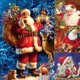 thumbnail image 3 of Navidad gato resina diamante costura DIY 5D Santa Claus pintura de diamantes de imitación bordado de cristal oficina en casa punto de cruz Speravity JR0622-01, 3 of 6