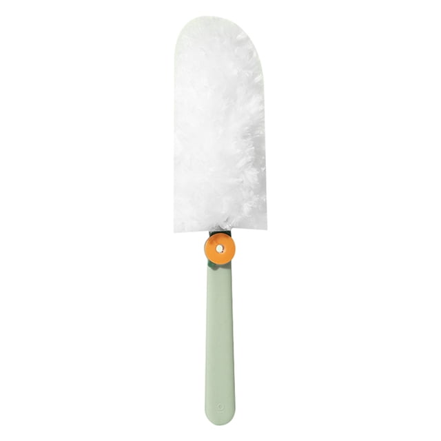Dust Cleaner Hand Duster Electrostatic Adsorption Washable Replaceable Fibers Telescopic Duster For Floor Desk CleaningGreen