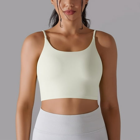 Sleeveless Tops for Women Women s Tank Tops Women Tops Ladies Tops Women s Yoga Tank with Built in Bra Padded Sports Bra  Crop Tank Tops Wireless Fitness Yoga Workout Running