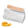 thumbnail image 2 of 1PC Potato Slicer For Potatoes Crinkles Potato Steel Vegetable Stainless Wave Kitchen，Dining & Bar Silver, 2 of 8