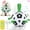 White, variant on Interactive Dog Ball Plush Toy Soccer Ball with Rechargeable Jumping & Sound Device – 66 Songs, 7 Straps, Remote Control Included – Dog Enrichment Toy for Small & Medium Dogs - White & Black