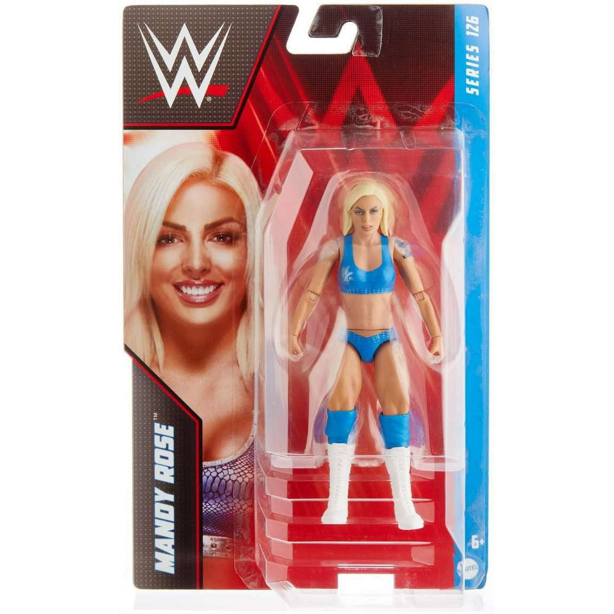 WWE Wrestling Series 126 Mandy Rose Action Figure (Regular Blue Gear)