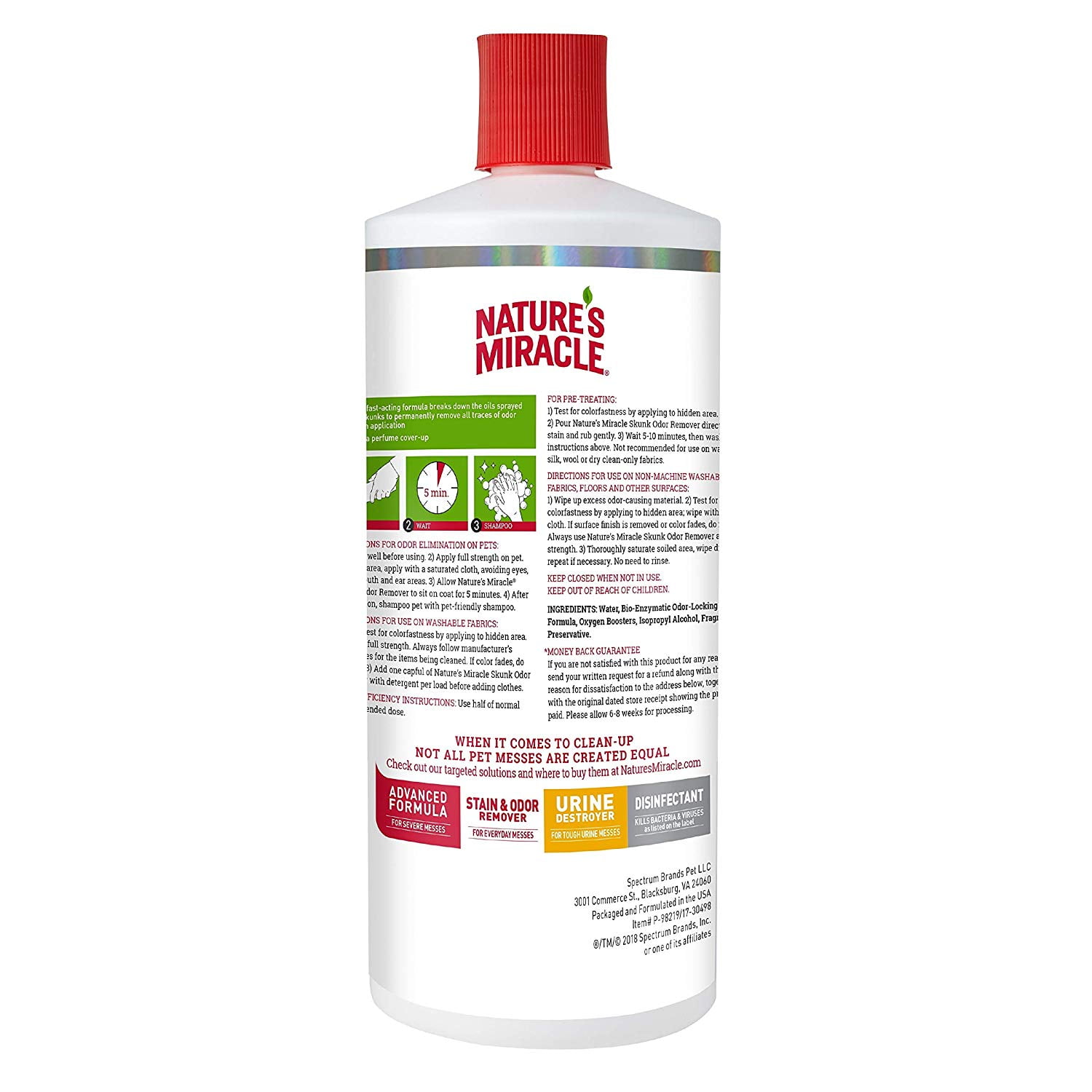 nature's miracle skunk odor remover reviews