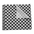 thumbnail image 1 of 100pcs Square Checkered Pattern Wax Paper Sheets 7" x 7", Blue, 1 of 7