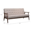 thumbnail image 3 of ZUO Rocky Sofa Putty, 3 of 12