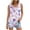 C Multicolor, variant on True Classic Tees Women Tank Tops Running Tank Tops Women's Loose Casual Crew-Neck Pleated Print Fashion Multicolor Xxxl
