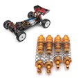 thumbnail image 4 of Vogacara Paquete de 4 amortiguadores de Metal para coche con Control remoto 1/10, actualización de Kit de modificación trasera delantera, reemplazo de Kits de construcción modelo Oro Vogacara FN009882-03, 4 of 6