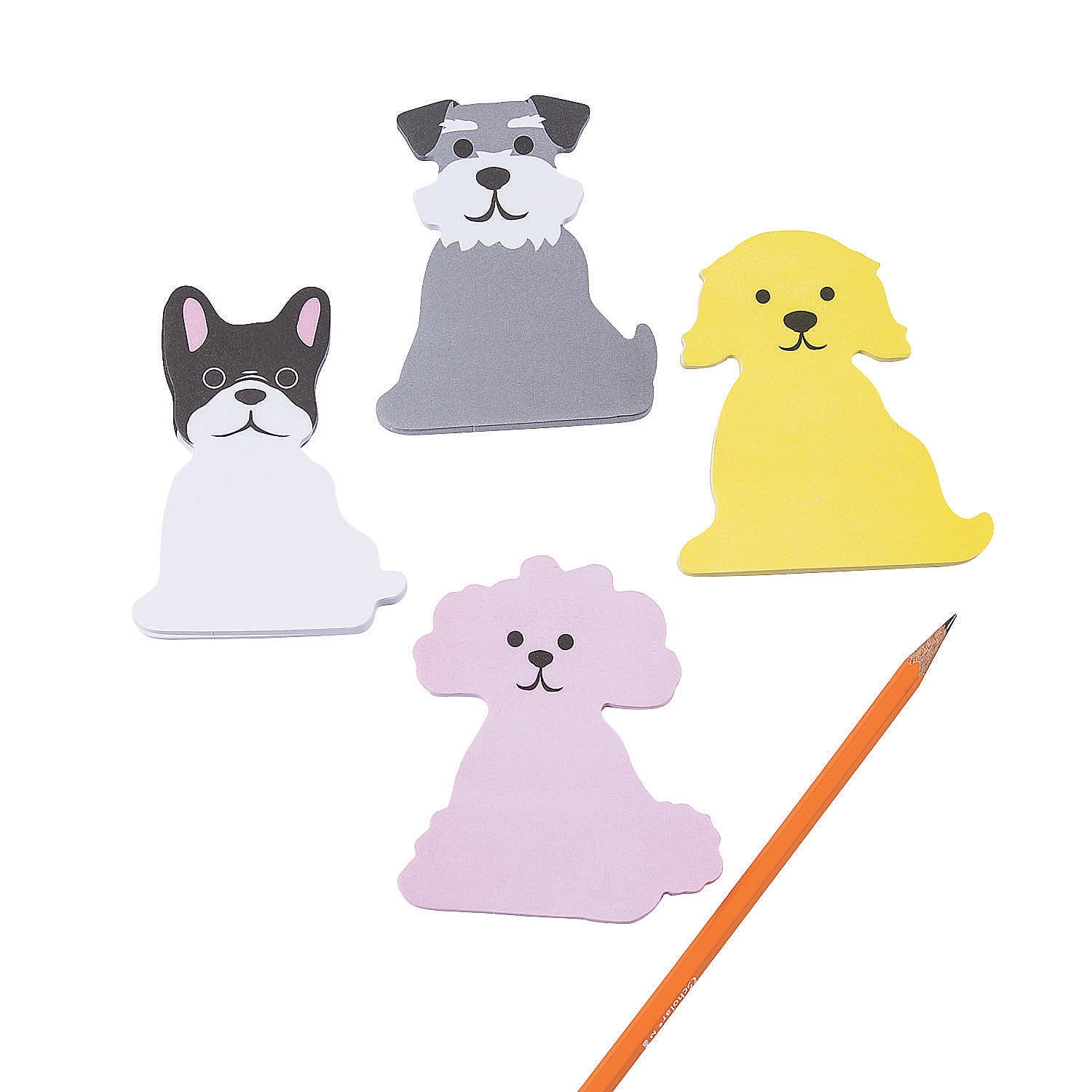 Dogs Sticky Notes Stationery 12 Pieces
