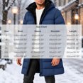 thumbnail image 4 of Men's Winter Puffer Jacket Zippered Hooded Warm Thick Padded Parka Coat Outerwear with Pockets, 4 of 10