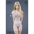 thumbnail image 1 of SA Toys-Conjunto de ropa interior deportiva para mujer, modelo de figura de acción de 12 pulgadas, Sexy, clásico, blanco y negro, SA038 1/6"SA038B" Fivean Toy model, 1 of 2