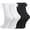 White/Black, variant on Bocaoying 6 Pairs Womens Ruffle Socks, Cute Lace Socks with Bowties, Comfortable Frilly Socks, Lettuce Socks, Princess Style Dress Crew Socks Lolita Gift for Ladies Girls, White and Black