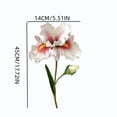 thumbnail image 3 of Partheme Artificial Bearded Flower with Natural Oil Painting Style Colors, EVA Touch Fake Flowers for Home Living Room Bedroom and Wedding Decoration, D, 3 of 7