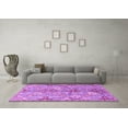 thumbnail image 3 of Ahgly Company Indoor Rectangle Persian Purple Traditional Area Rugs, 5' x 7', 3 of 4