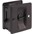 thumbnail image 3 of Square Pocket Door Lock, Privacy (Bed/Bath) Latch, Oil-Rubbed Bronze by Stone Harbor Hardware, 3 of 3