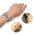 thumbnail image 4 of 100/200/300/500Pcs Mixed Letter Acrylic Beads Round Flat Alphabet Spacer Beads For Jewelry Making Handmade Diy Bracelet Necklace, 4 of 5
