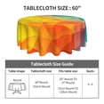 thumbnail image 3 of Rainbow Tablecloth Spring Polyester Table Cover Vintage Cheap Protection Custom Table Cloth, 3 of 5