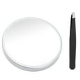 thumbnail image 1 of Portable 30X Magnifying Cosmetic Mirror Suction Cup Tweezers Included Portable Magnifier Makeup Mirror for Travel, 1 of 10