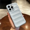 thumbnail image 3 of Matte Silicone Soft 3D Stripe Pattern Case For iPhone 15 Pro Max 13 Pro max 14Promax 15 11 12Promax Shockproof Bumper Back Cover, 3 of 5