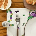 thumbnail image 6 of Sm:)e Irises White Mask Carnival Mardi Gras Placemats Set of 4, 12x18 Inch, 6 of 7