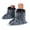 Light Green, variant on Women's Furry Booties Faux Fur Mid Calf Winter Snow Boot Plush Outdoor Indoor Flat House Shoes