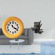 thumbnail image 2 of Reloj De Pared Silencioso Y Contemporáneo Con Sujetalibros Decorativos Para Cocina, Dormitorio, Sala De Estar, Estantería, Decoración Y Organización Del Hogar, 2 of 8
