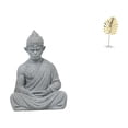 thumbnail image 1 of Estatua De Buda Mono Con Hojas, Escultura, Adorno En Miniatura Coleccionable, Decoración Abstracta Para Hotel, Patio, Jardín, Hogar, Estantería, Bar, 1 of 8