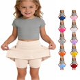 thumbnail image 2 of VOUZZA Girls Tennis Skort Sports Skirt with Built-in Shorts and Pockets Golf Cheer Running Activewear Bottoms for Kids Youth Ages 4-12, 2 of 6