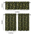 thumbnail image 6 of Kitchen Curtains 36 Inch Short - 3 Panel Set Lemon Print, Rod Pocket Window Curtains 100% Polyester, Cute Fruit Valance for Farmhouse, Cafe, Living Room, Bedroom, Easy Wash, 6 of 6