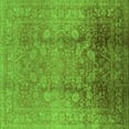 thumbnail image 1 of Ahgly Company Indoor Square Oriental Green Industrial Area Rugs, 8' Square, 1 of 4