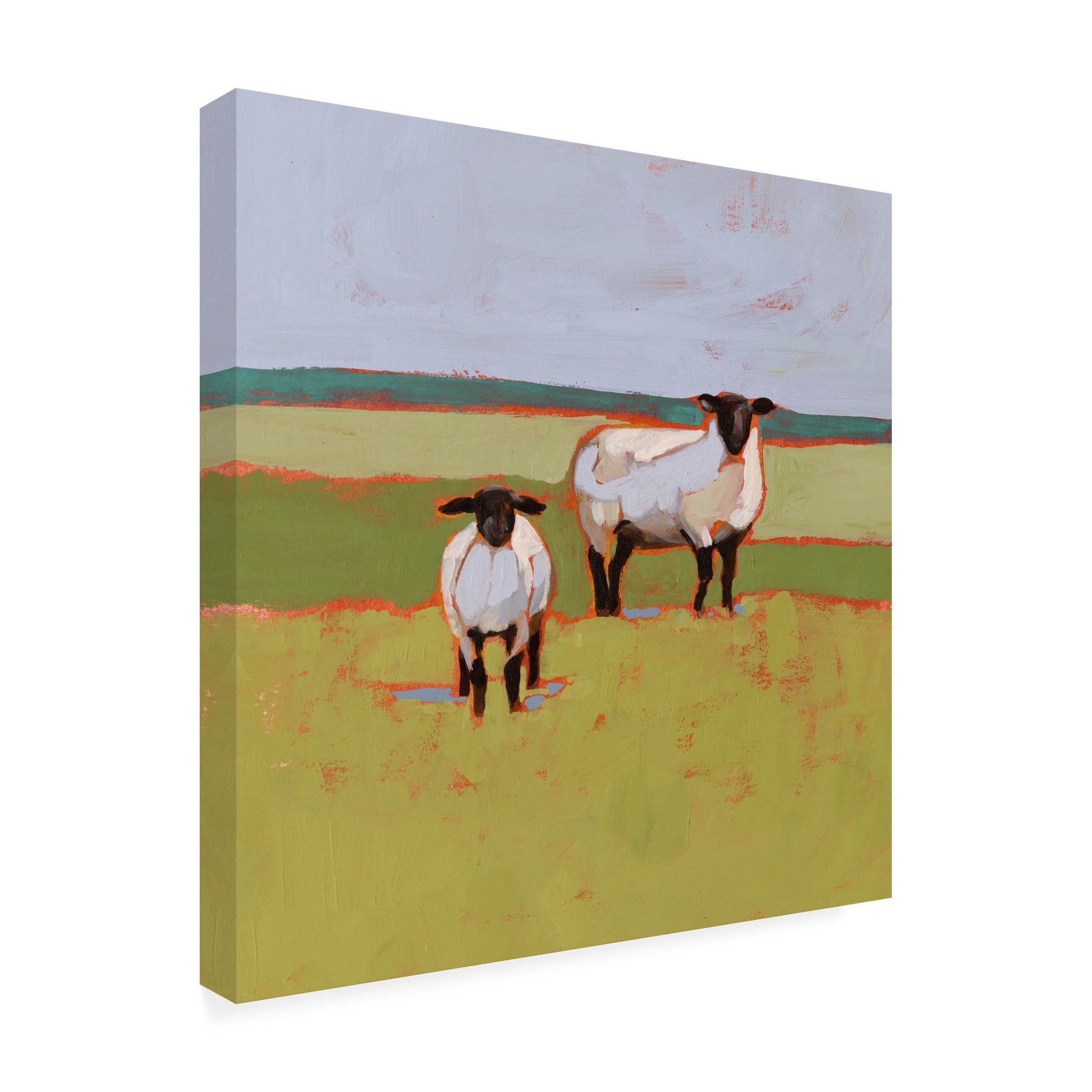 Victoria Borges 'Suffolk Sheep II' Canvas Art