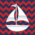 thumbnail image 2 of Harbick, N. 20x20 Gold Ornate Wood Framed with Double Matting Museum Art Print Titled - Sailboat II, 2 of 4