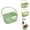 Green, variant on Foldable Hanging Sink Drain Basket Stretchable Kitchen Colander with Flip Cover Space Saving Food Strainer, Multi-functional Faucet Storage Rack Draining for Fruits Vegetables Utensils