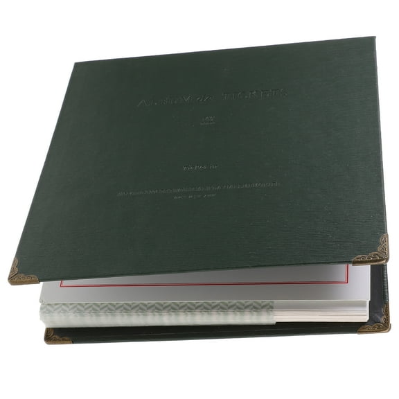 Ticket Stub Album Display Case Bill Organizer Storage Travel