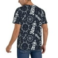 thumbnail image 2 of Fotbe Anchor and Lighthouse Baseball Jersey Shirt for Men and Women, Casual Short Sleeves Button Down T-Shirt-3X-Large, 2 of 9