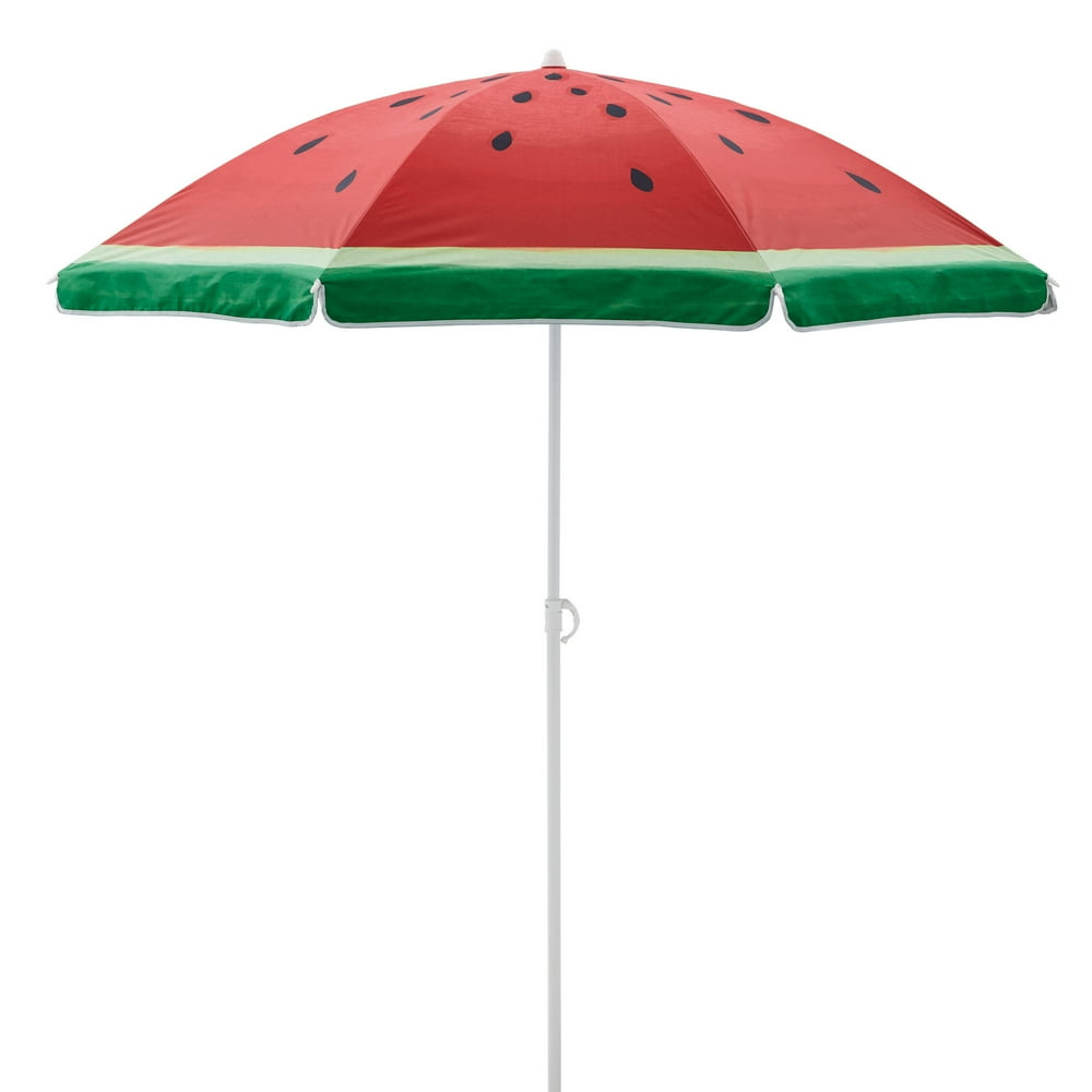 Mainstays 6.5' Beach Umbrella, Watermelon