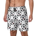 thumbnail image 2 of Fotbe Happy Football Men’s Swim Trunks Quick Dry Swim Shorts Board Shorts with Mesh Lining-Large, 2 of 9