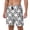 Black, variant on Happy Football pattern Mens Swim Trunks with Compression Liner Stretch Beach Shorts Quick Dry with Zipper Pockets No-Chafing Board Shorts-Small
