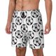 thumbnail image 1 of Balery Happy Football Bañador para hombre, shorts de playa de secado rápido con entrepierna y forro de compresión-XX-Large, 1 of 6