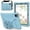 Lightblue, variant on for iPad Pro 11" 2024/2022/2021/2020/2018 Kids Case, Cartoon Butterfly Stand Case for iPad Air 11" 2024/Air 5th/4th 10.9" 2022/2020, Shockproof Flexible Cover for iPad 10th Gen 10.9" 2022, Grassgreen