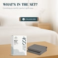 thumbnail image 5 of Máulli Collection 100% Cotton Pillow Cases Sets of 2 Queen - 400 Thread Count Cotton Standard Pillowcases, Soft Cooling Sateen Pillowcases (Dark Grey), 5 of 7