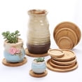 thumbnail image 4 of YAOMOBB Support de Pot de Plante à Base Épaissie Soucoupe de Plante Plateau Base Épaissie Vieillissement Résistant à la Rouille Grands Plateaux Ronds pour Plantes d'Intérieur Assiette pour Plante, 4 of 7