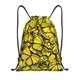 thumbnail image 1 of Fotbe Yellow Butterflies Bolsa Mochila con Cordón Estampada, Bolsa de Gimnasio Deportiva, Bolsa Cinch, Bolsa con Cordón para Hombres y Mujeres-Small, 1 of 6