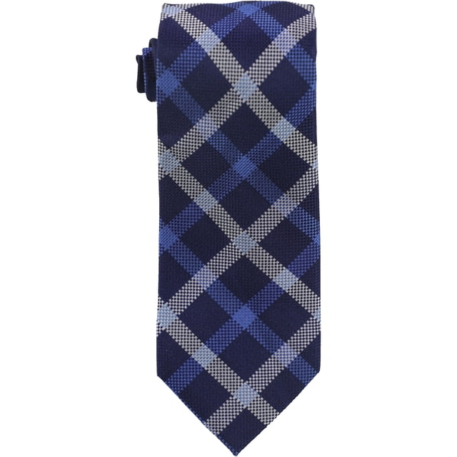 Tommy Hilfiger - Corbata para hombre con rejilla grande, color azul, talla única Tommy Hilfiger Corbata (Atada a sí misma)
