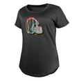 thumbnail image 2 of Women's New Era  Charcoal Cleveland Browns 2024 NFL Draft T-Shirt, 2 of 3