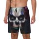thumbnail image 1 of Fotbe Modern Abstract Colorful Skull C Traje de Baño para Hombre – Shorts de Natación de Secado Rápido con Forro y Bolsillos-Small, 1 of 6