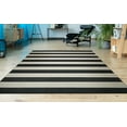 thumbnail image 3 of Couristan 52299081053076T 5 ft. 3 in. x 7 ft. 6 in. Afuera Yacht Club Power Loomed Transitional Rectangle Area Rug - Onyx & Ivory, 3 of 5